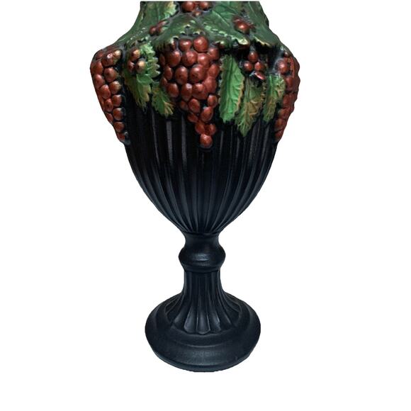 Vintage Arnels Pottery Greek Majolica Classical Style Cascading Grape Pitcher - Picture 8 of 8